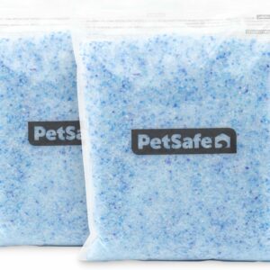 PetSafe - Litière pour Chat Cristal Non-Agglomérante Bleue Haut de Gamme